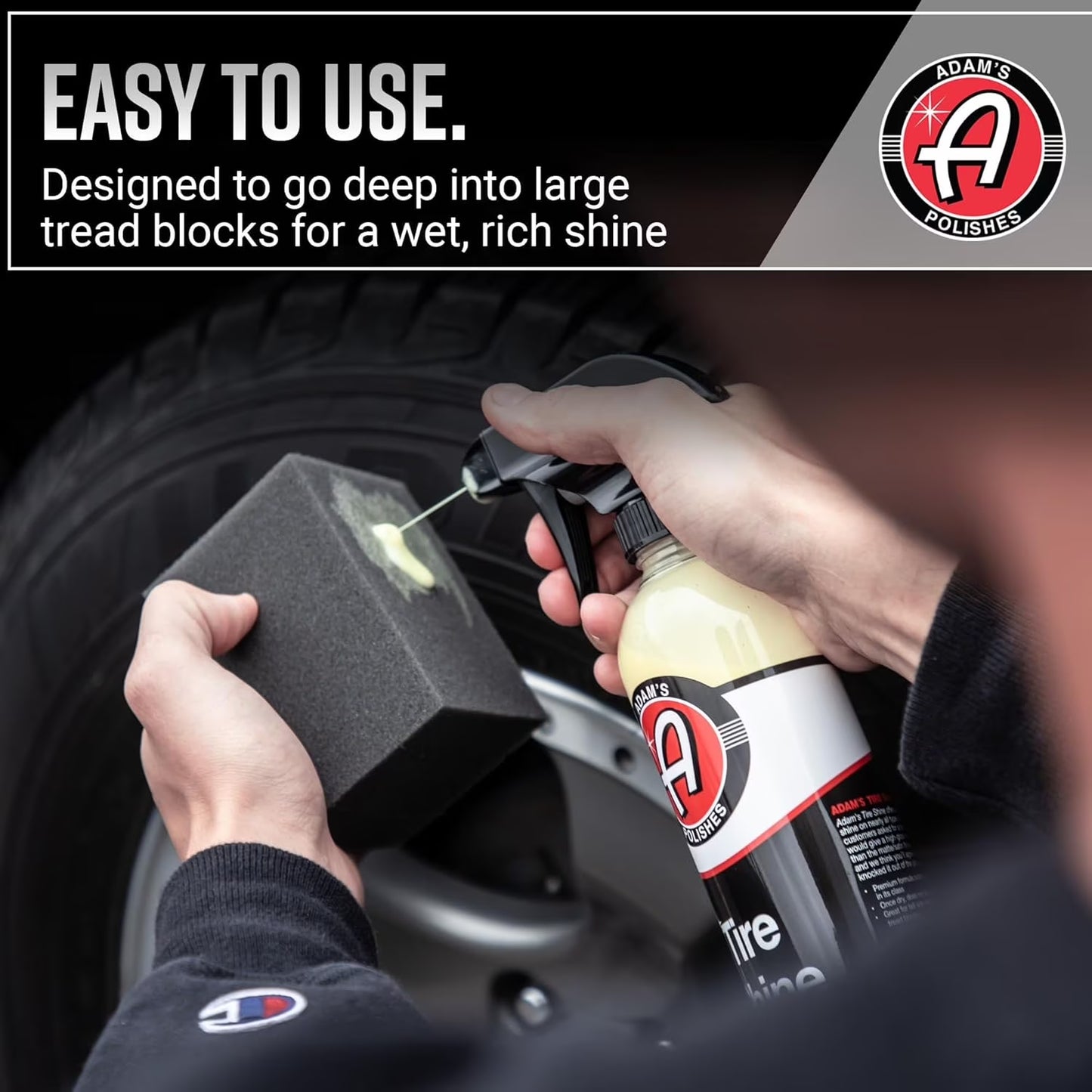(2 Pack) Tire Shine 16Oz - Spray Tire Dressing W/ Sio2 for Non Greasy Car Detailing |Use W/Tire Applicator after Tire Cleaner & Wheel Cleaner