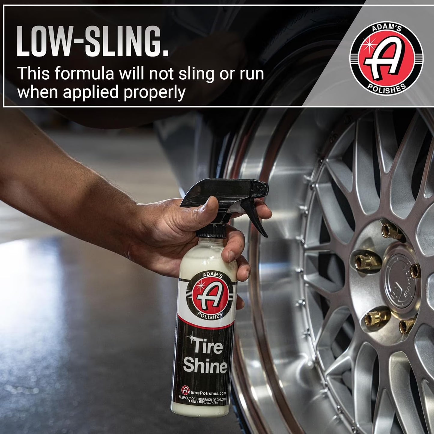 (2 Pack)  Tire Shine 16Oz - Spray Tire Dressing W/ Sio2 for Non Greasy Car Detailing |Use W/Tire Applicator after Tire Cleaner & Wheel Cleaner
