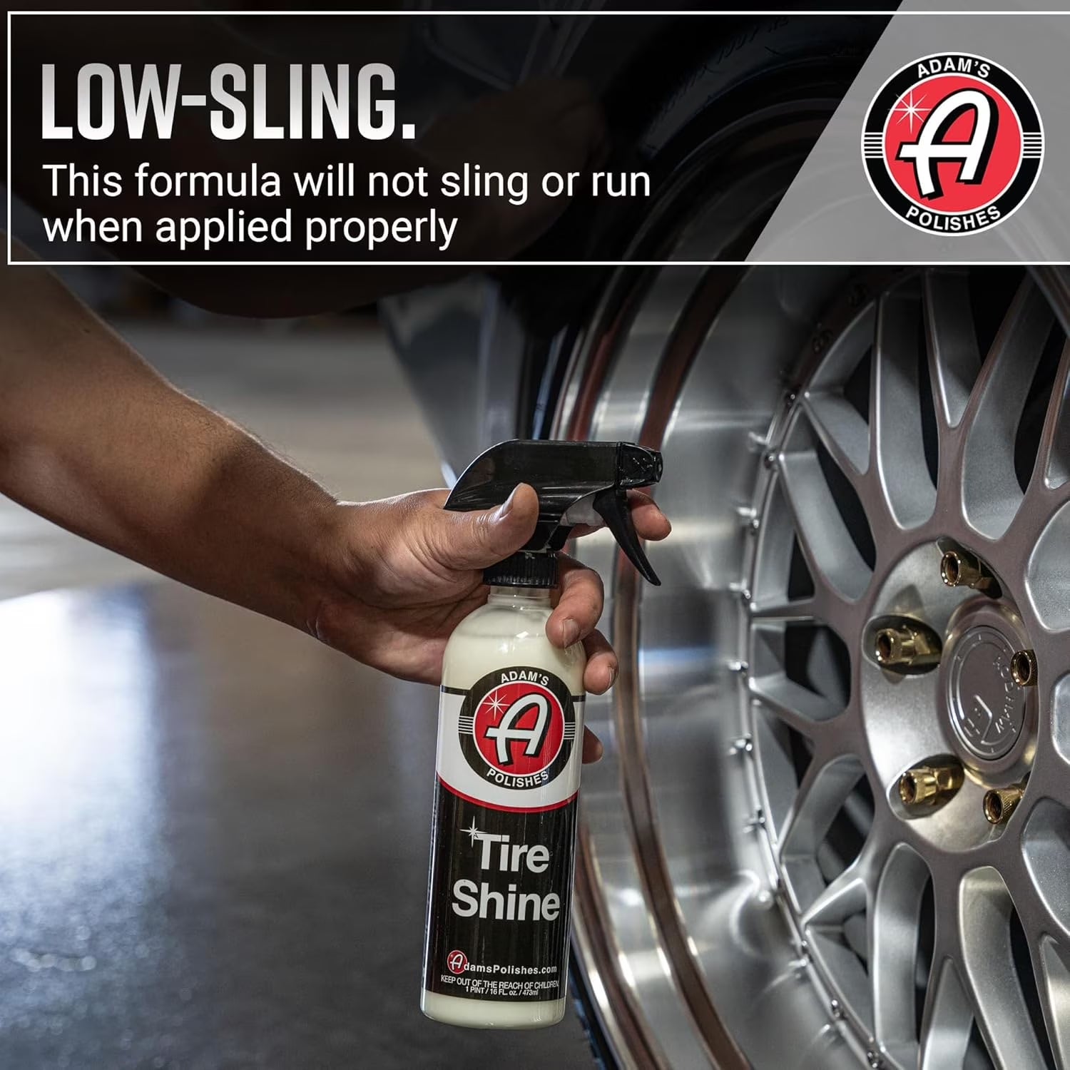 (2 Pack)  Tire Shine 16Oz - Spray Tire Dressing W/ Sio2 for Non Greasy Car Detailing |Use W/Tire Applicator after Tire Cleaner & Wheel Cleaner