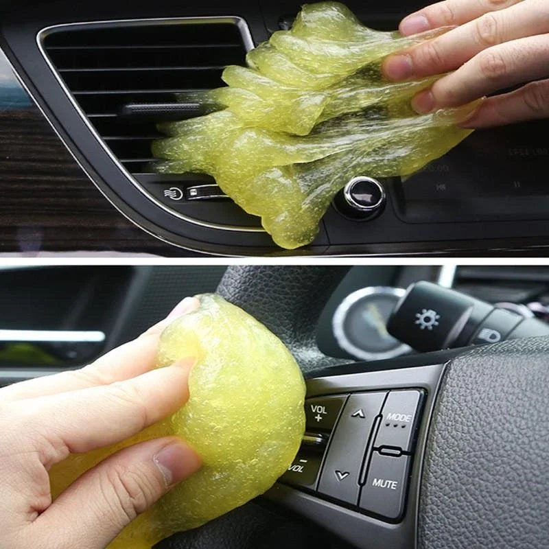 Car Cleaning Gel - Universal Dust Cleaner Tool for Automotive Air Vent Interior Detail Putty