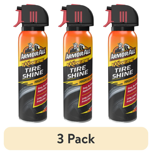 (3 Pack)  Extreme Tire Shine Spray, 15 Fl Oz Bottle