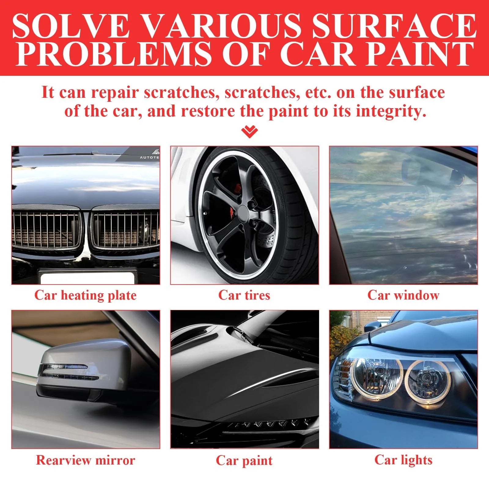 Car Scratch Pen Paint Repair Pen Efficient Scratch Remover Tool Automotive Maintenance Supplies Coating Damage Quick Fix Tool
