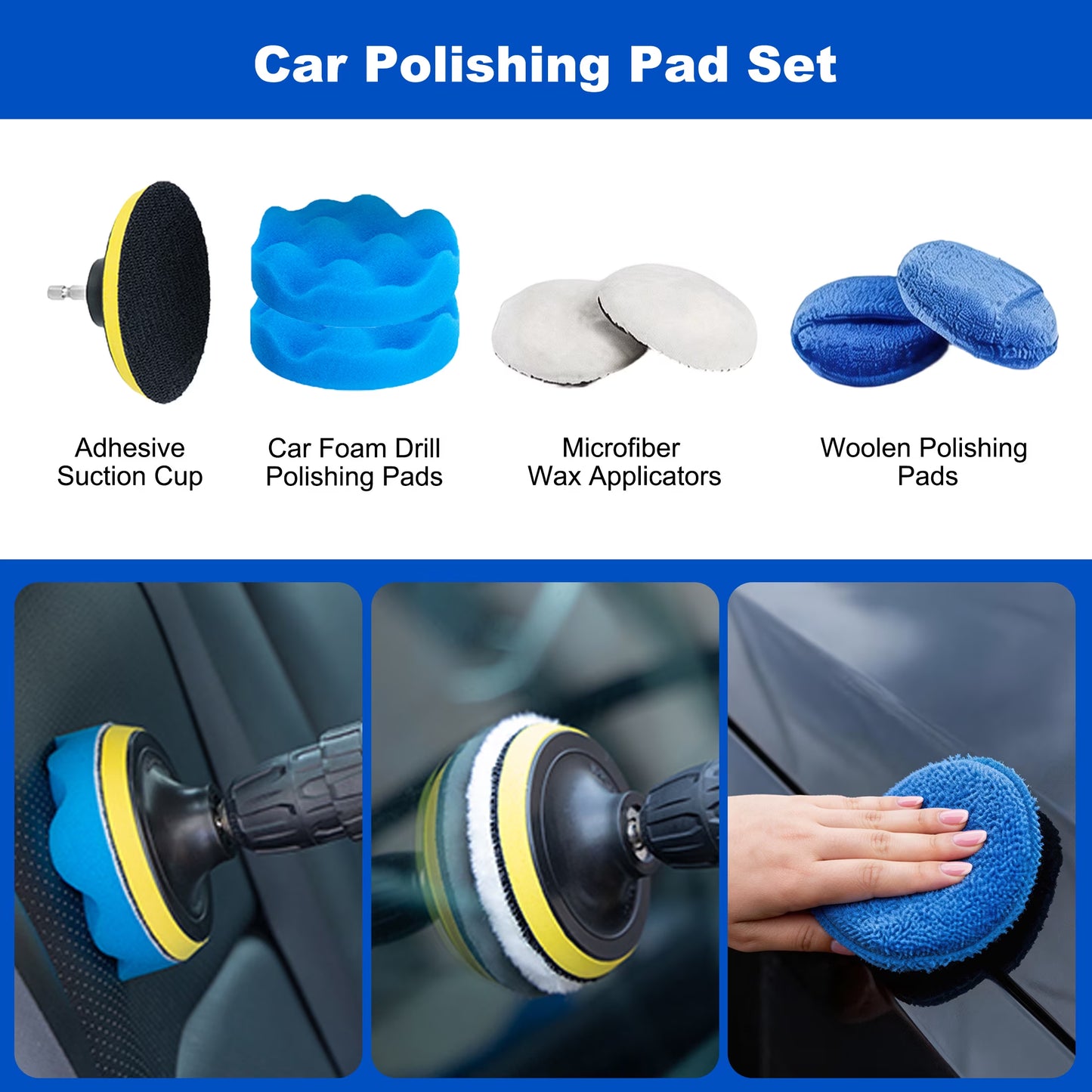 Interior Car Cleaning Kits, 27Pcs Car Detailing Kit, Car Detailing Brushes Set, Drill Brush Set, Car Wash Kit, Car Accessories, Car Cleaning Supplies for Interior, Exterior, Wheels
