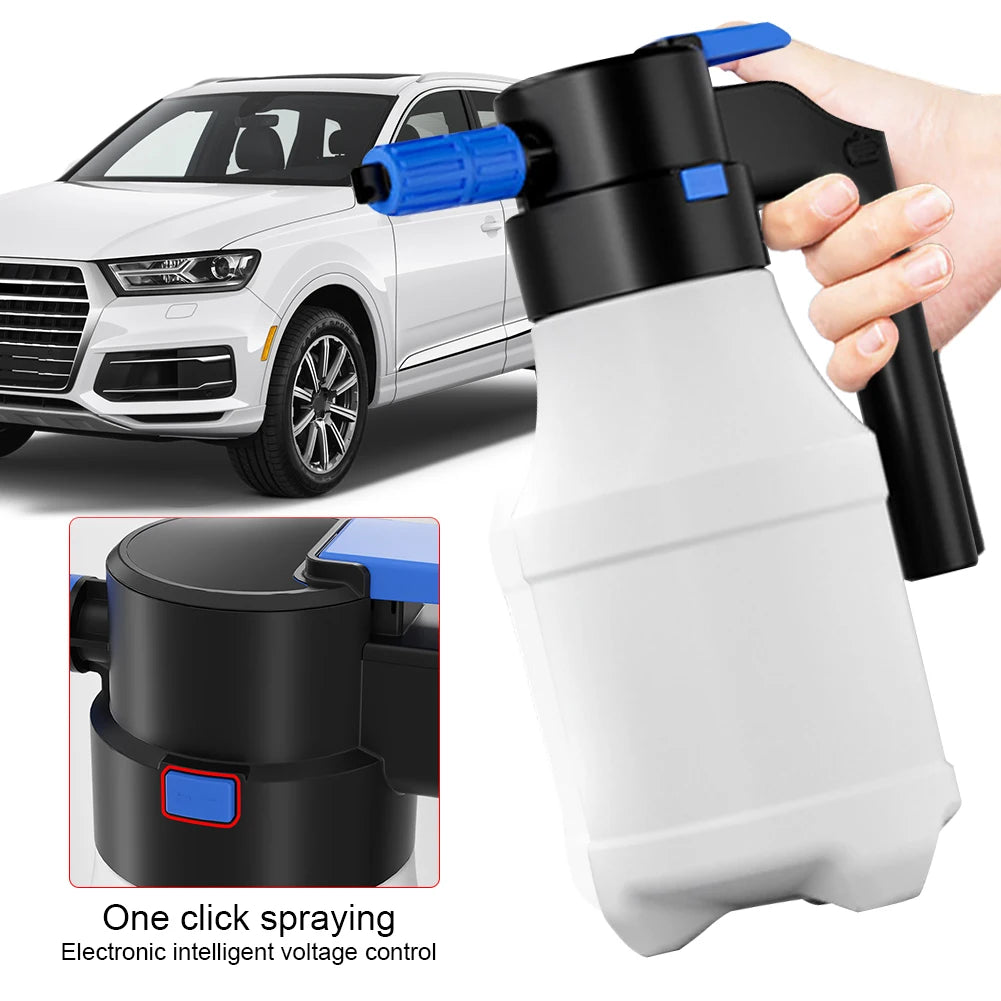 Electric Foam Sprayer 1.5L Foam Generator for Car Wash 2600Mah Lithium Battery Foam Lance Endurance Car Wash Towel Foam Wash